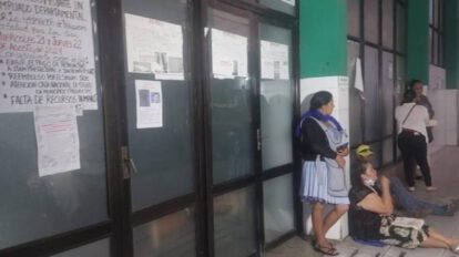 paro de salud en Santa Cruz