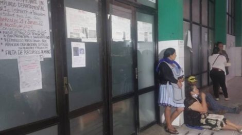 paro de salud en Santa Cruz