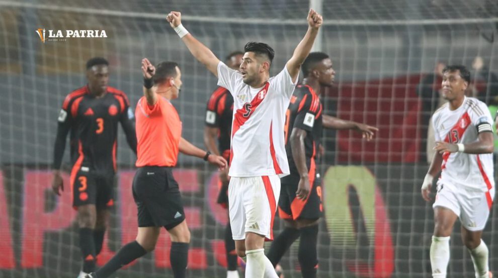 Perú cede un empate ante Colombia