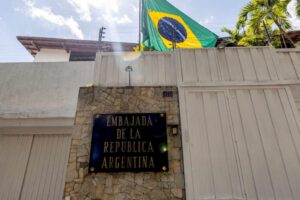 Custodia de embajada argentina en Venezuela
