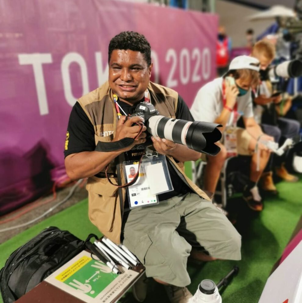Joao Maia fotógrafo ciego en los Juegos Paralímpicos