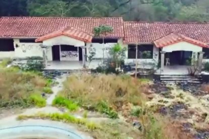 Mansión abandonada Santa Cruz como refugio de delincuentes