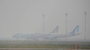 Humareda en aeropuertos bolivianos