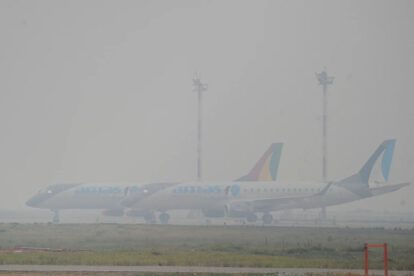 Humareda en aeropuertos bolivianos