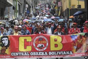 Crisis sindical en La Paz