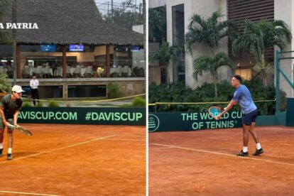 Bolivia entrena en Santa Cruz para su duelo con Uruguay por Copa Davis