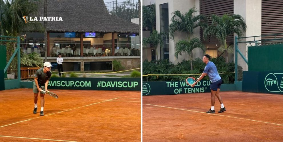 Bolivia entrena en Santa Cruz para su duelo con Uruguay por Copa Davis