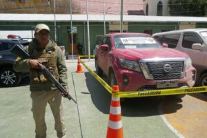 Camioneta robada en Chile recuperada en Challapata