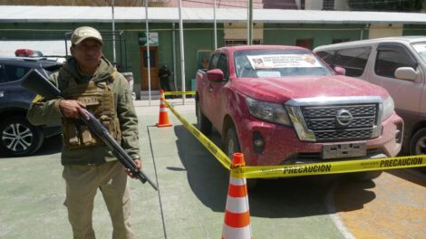 Camioneta robada en Chile recuperada en Challapata