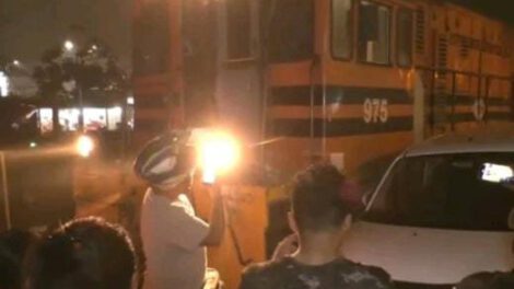 Accidente de tren en Santa Cruz