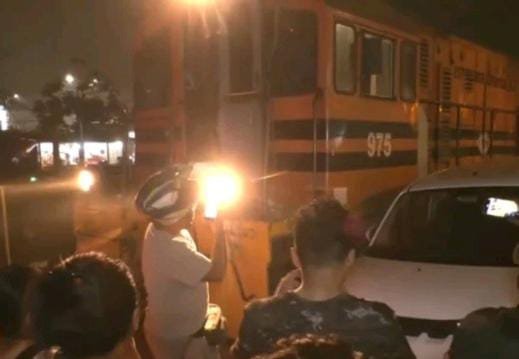 Accidente de tren en Santa Cruz