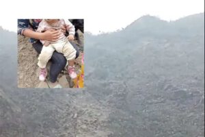 Rescate de niña en La Paz tras un accidente trágico