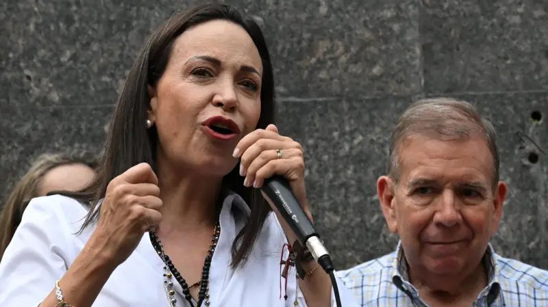 Fraude electoral en Venezuela liderado por María Corina Machado y Edmundo González Urrutia