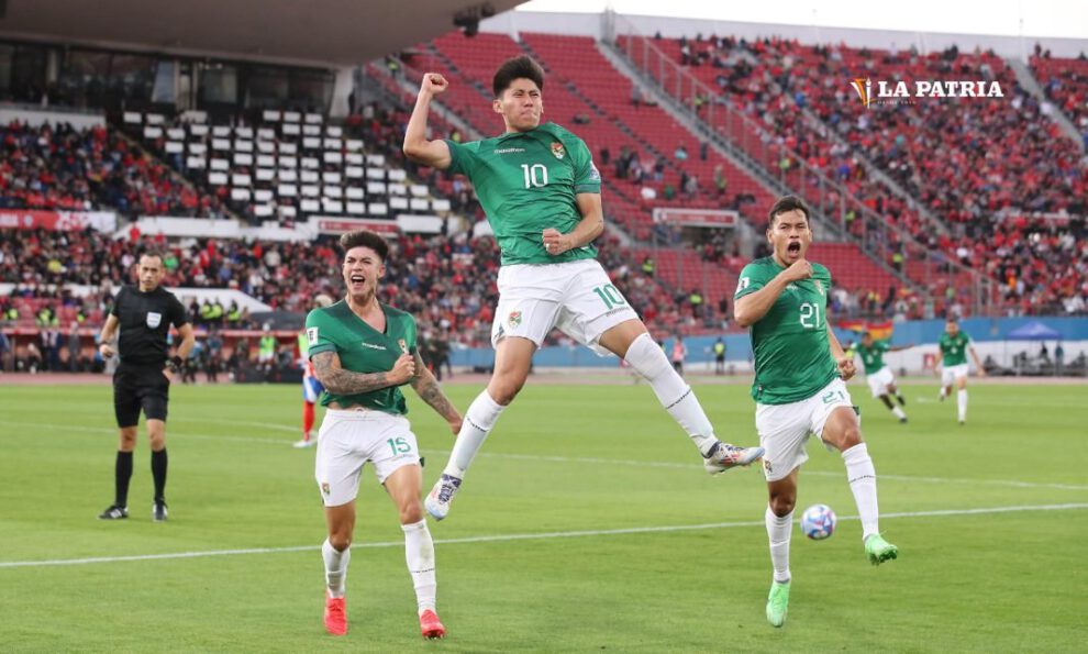 Bolivia vence a Chile en las Eliminatorias