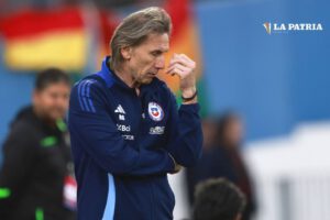 Ricardo Gareca al frente de la selección de Chile