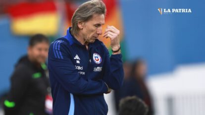 Ricardo Gareca al frente de la selección de Chile