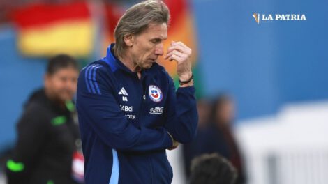 Ricardo Gareca al frente de la selección de Chile