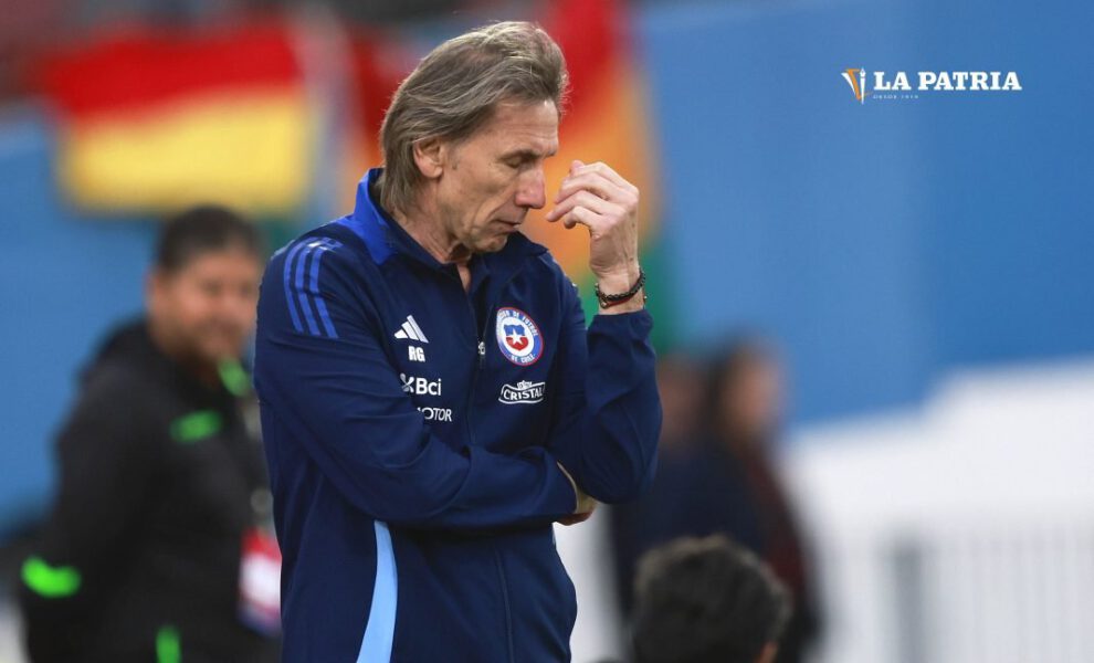 Ricardo Gareca al frente de la selección de Chile