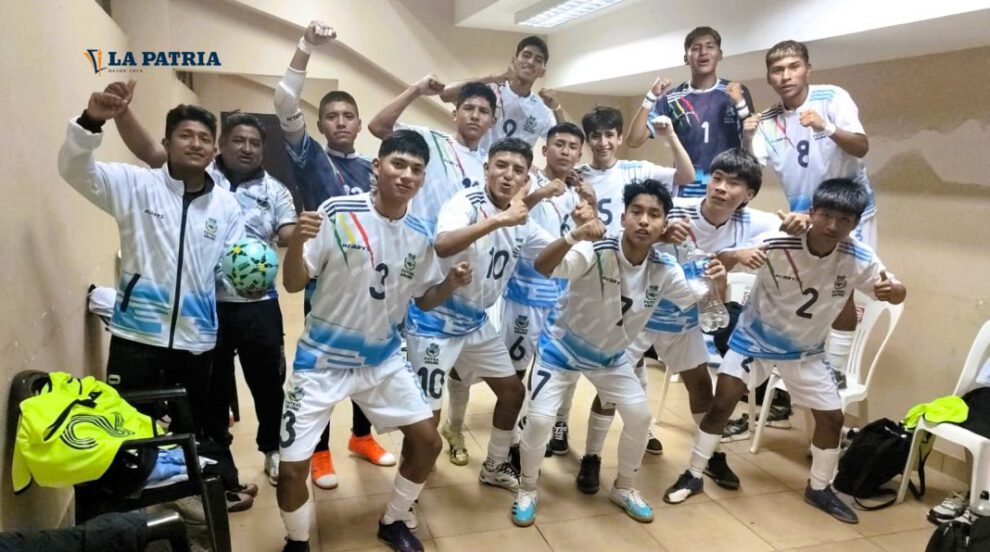 Oruro futsal Sub-18 celebra clasificación a semifinales