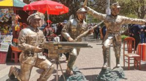Homenaje a héroes de la Guerra del Chaco en Llaxahuani