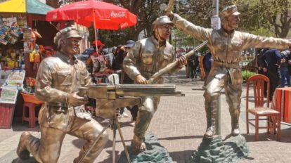 Homenaje a héroes de la Guerra del Chaco en Llaxahuani