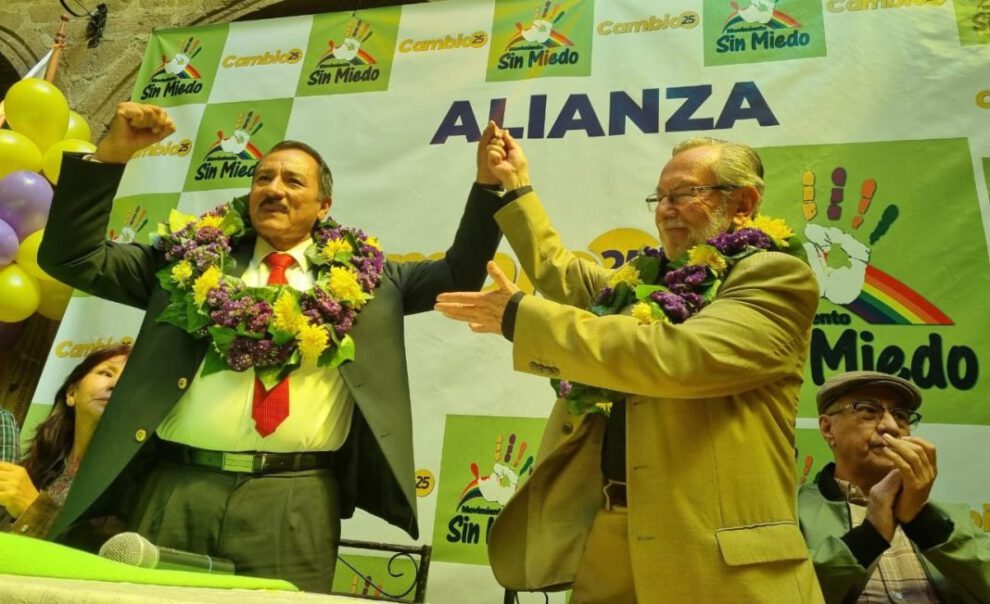 Alianza política entre Juan Del Granado y Vicente Cuéllar para las elecciones de 2025