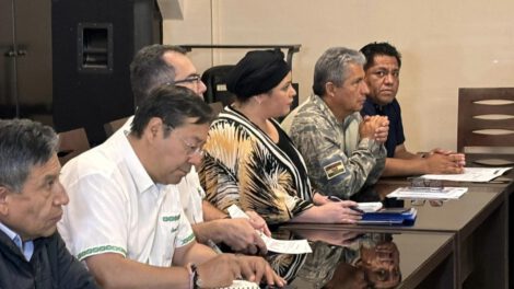 Luis Arce incendios forestales