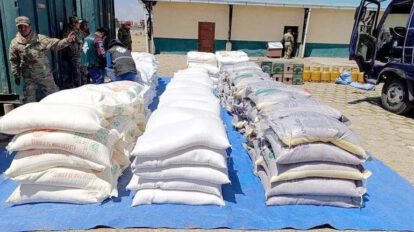 Contrabando de alimentos en Arapata