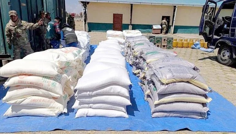 Contrabando de alimentos en Arapata