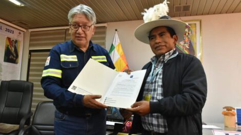 Convenio de cooperación vial entre la ABC y la Gobernación de Oruro