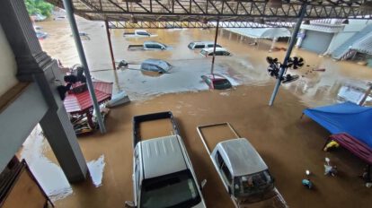 Tifón Yagi provoca inundaciones en Vietnam