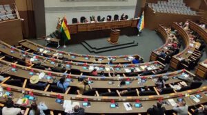 Sesión de la cámara de Diputados sobre la Ley 741