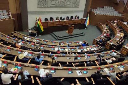 Sesión de la cámara de Diputados sobre la Ley 741