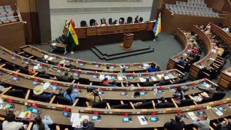 Sesión de la cámara de Diputados sobre la Ley 741