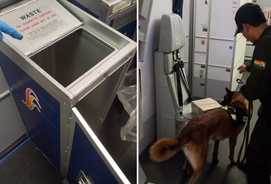 Cocaína en avión de BoA