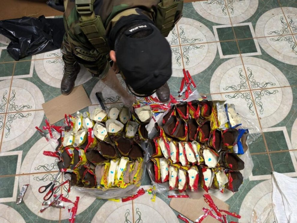 Incautación de droga en Riberalta