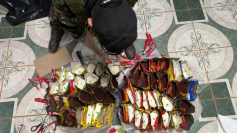 Incautación de droga en Riberalta