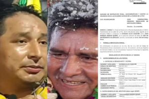 Juan Mamani imputado por uso de sellos falsificados