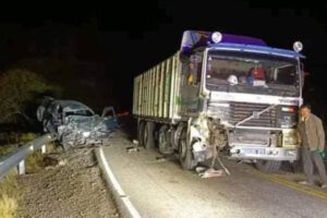 Accidente Potosí-Sucre que dejó dos muertos