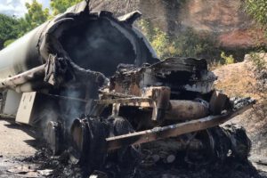 Explosión de camión cisterna en Haití