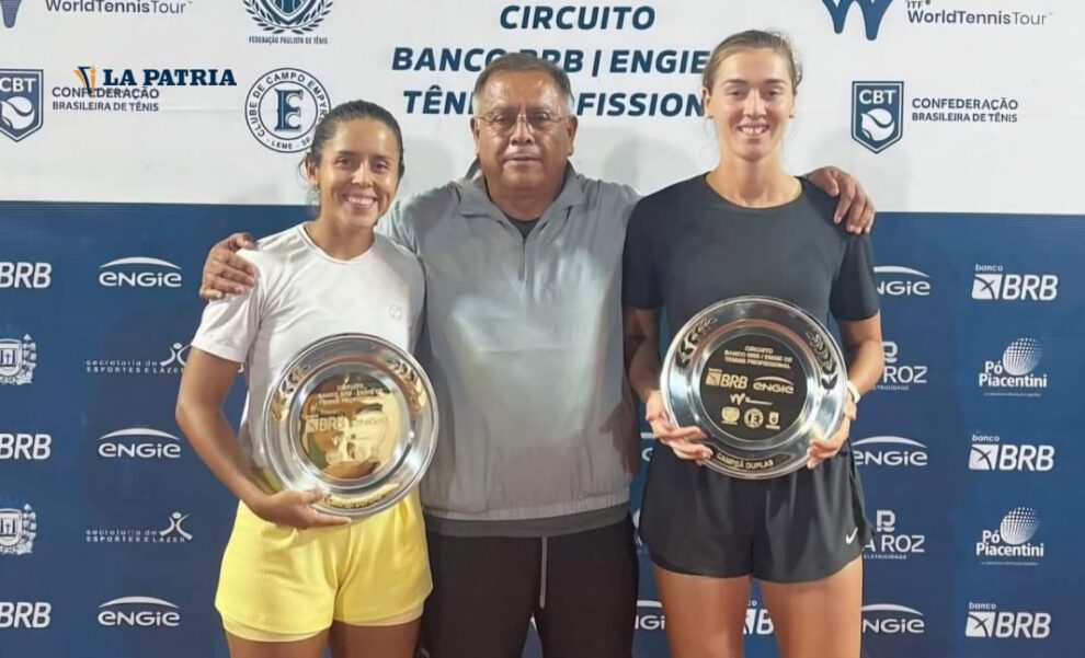 Noelia Zeballos conquista segundo torneo de dobles al hilo en Brasil