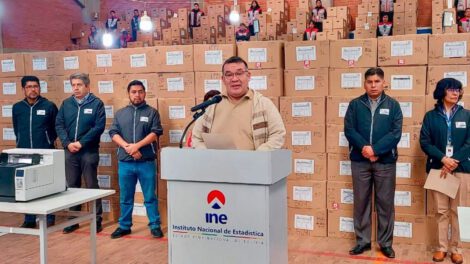 Censo 2024 en conferencia de prensa del INE