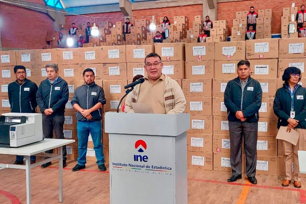 Censo 2024 en conferencia de prensa del INE