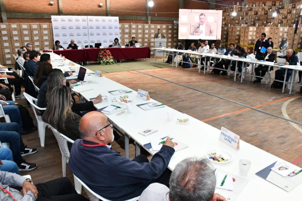 Censo 2024 en La Paz con gobernadores y alcaldes