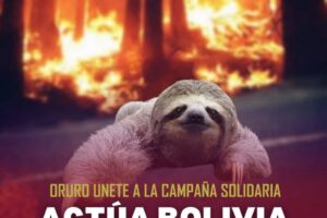 Campaña solidaria Actúa Bolivia en Oruro
