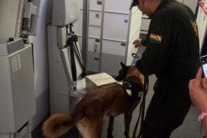 Revisión policial a un avión de BoA en el caso de cocaína