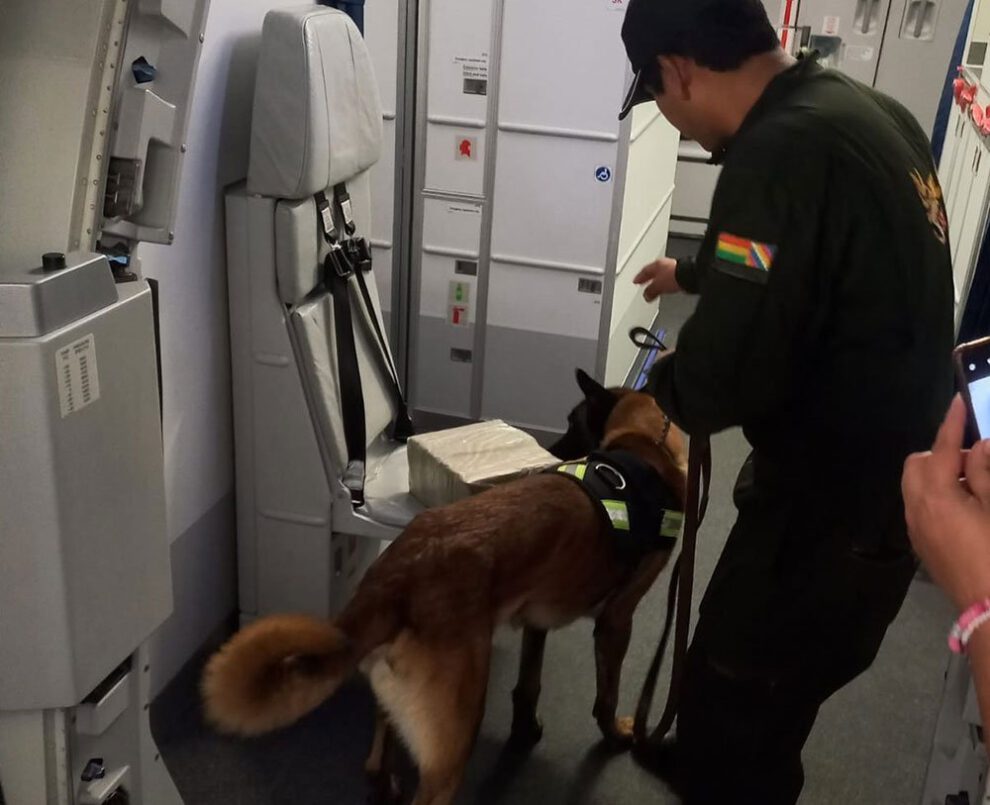 Revisión policial a un avión de BoA en el caso de cocaína