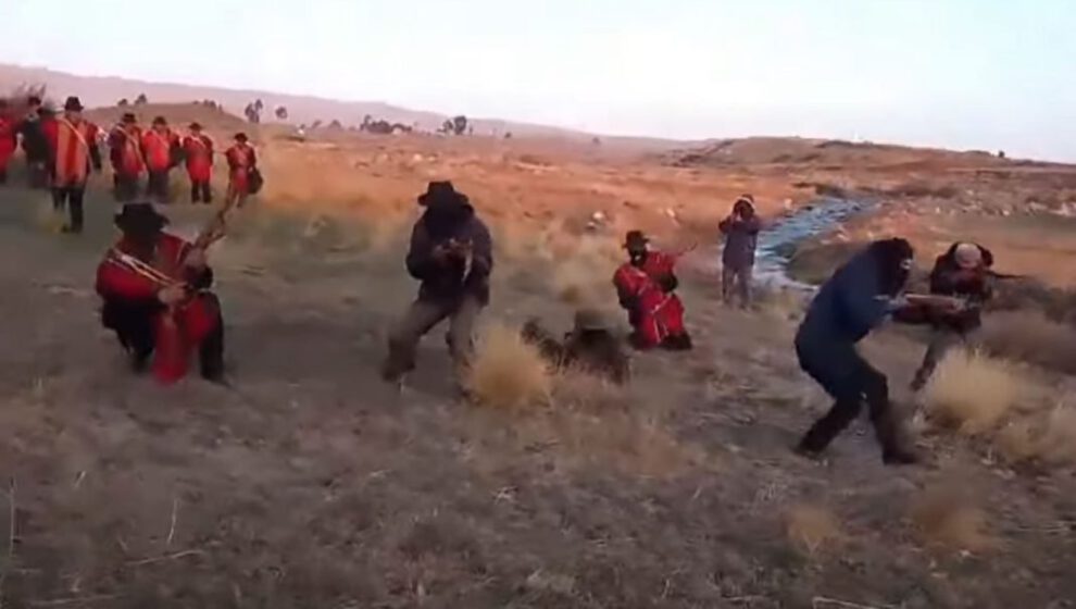 Ponchos Rojos alzamiento armado en video