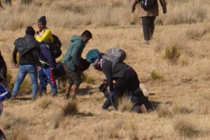 Enfrentamiento entre evistas y arcistas en Vila Vila
