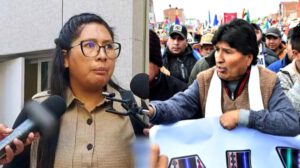 Eva Copa advierte a Evo Morales sobre la convulsión en El Alto
